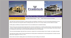 Desktop Screenshot of frametech.co.za